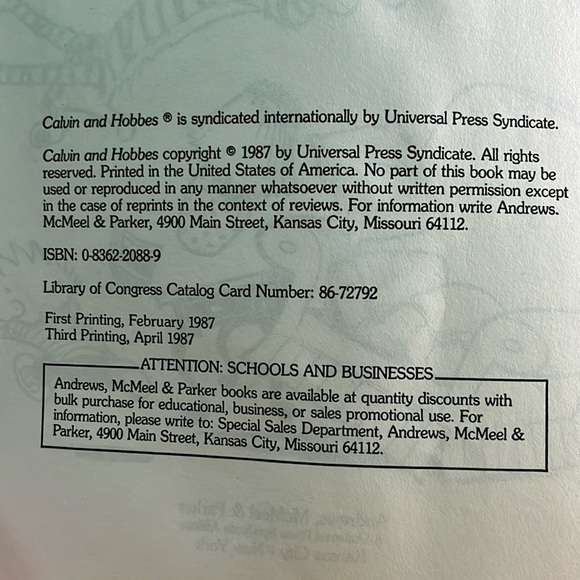 2 Calvin and hobbes comic book and weirdos from another planet collection - Picture 10 of 12